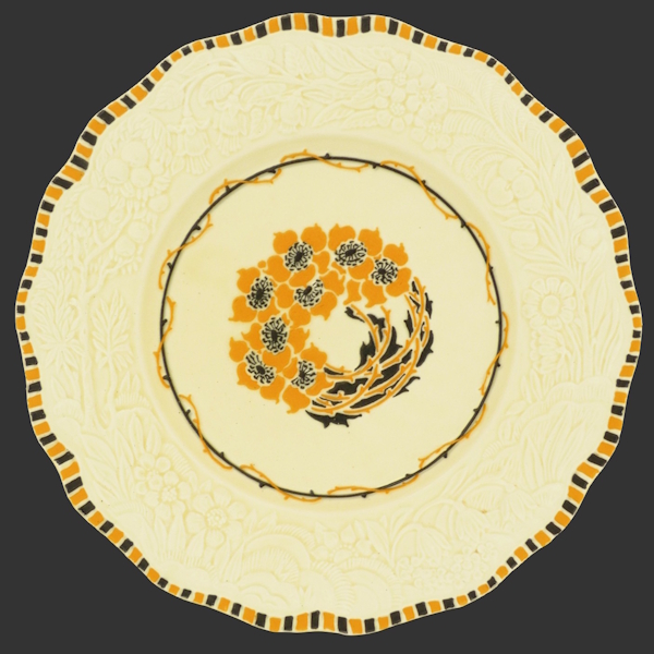 3262 Blossom - Shape Cabinet Plate (NO3)