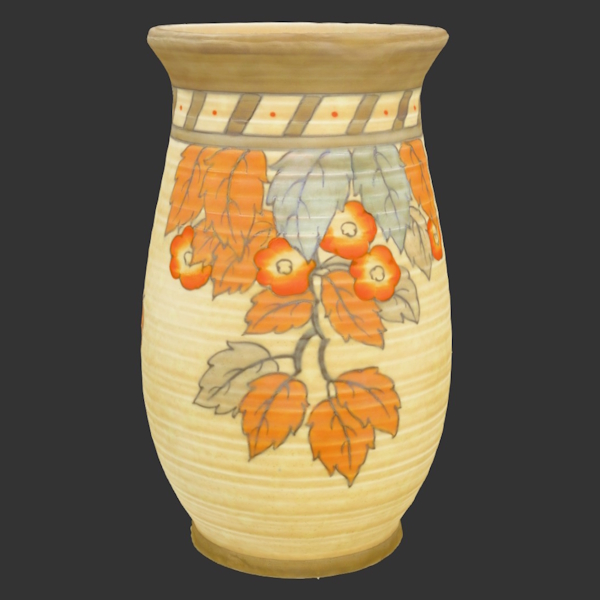 4921 Golden Leaves - Shape Vase (129)