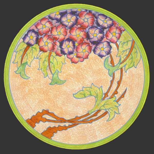 3797 Hydrangea - Shape Charger (D12)