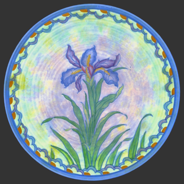 0000 Iris - Shape Charger (D12)